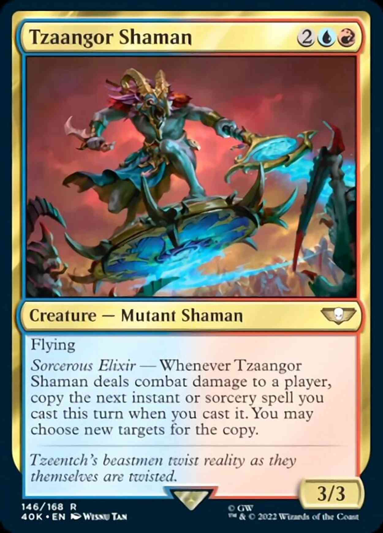 Tzaangor Shaman magic card front