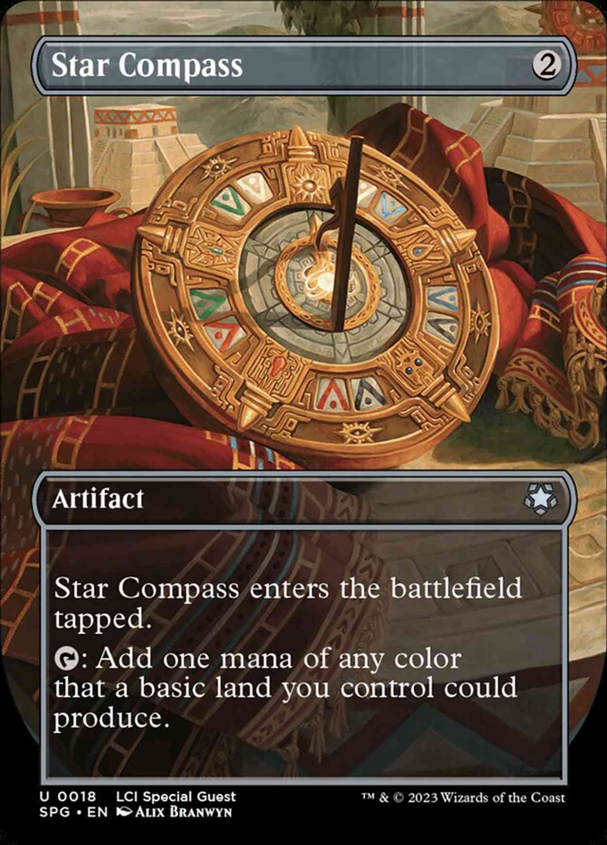 Star Compass (Borderless) magic card front