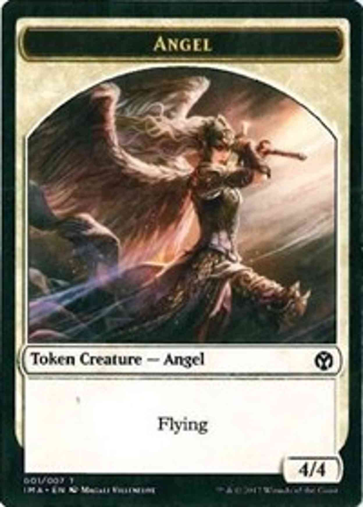 Angel Token (001) magic card front