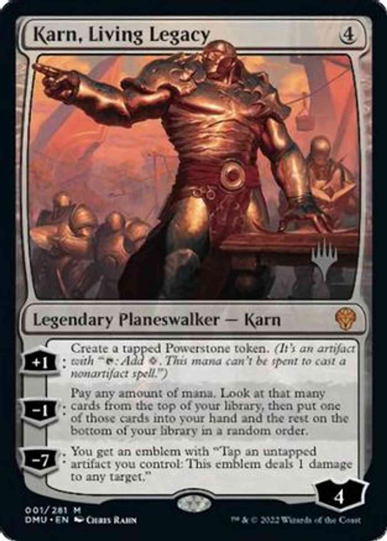 Karn, Living Legacy magic card front