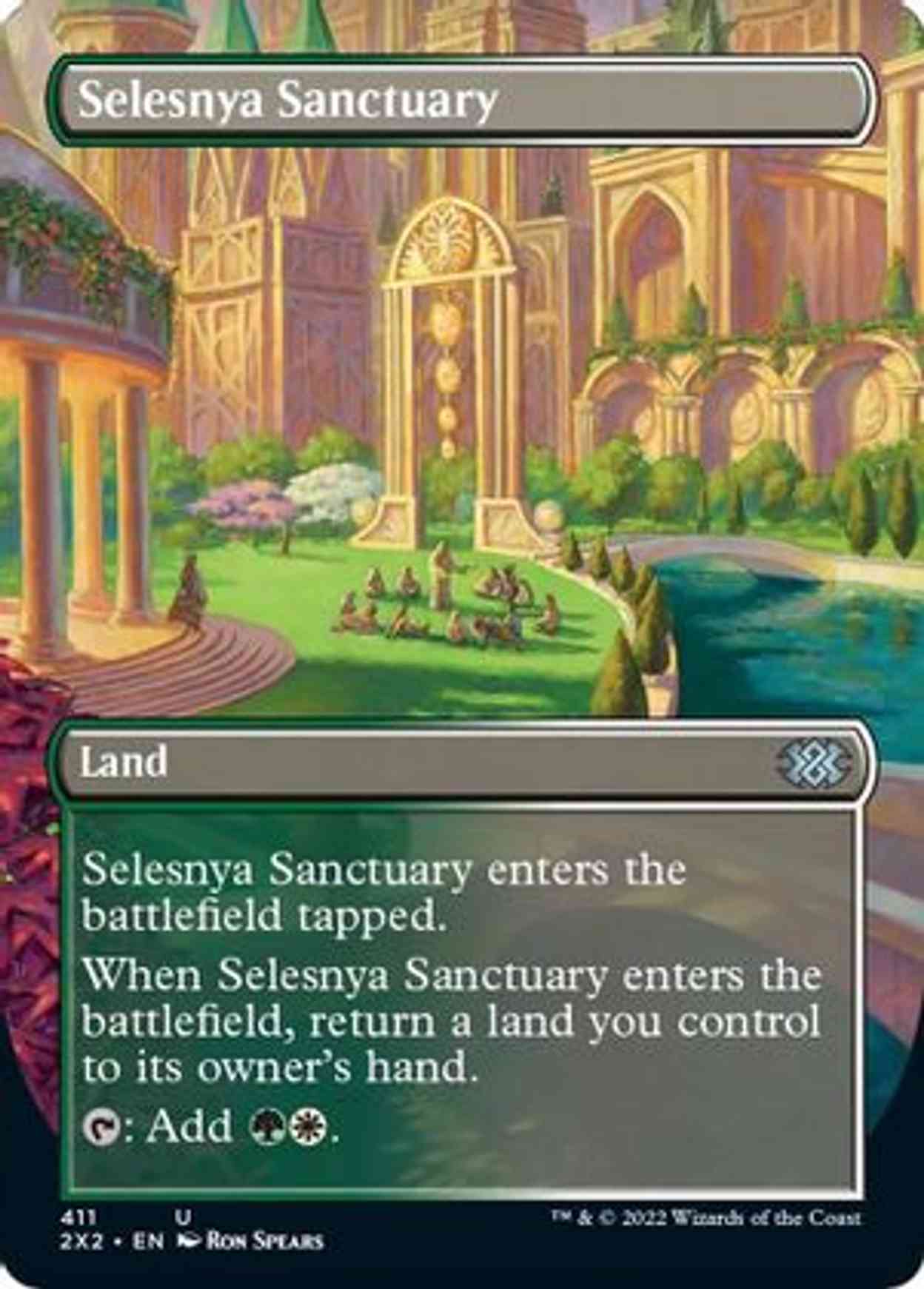 Selesnya Sanctuary (Borderless) magic card front