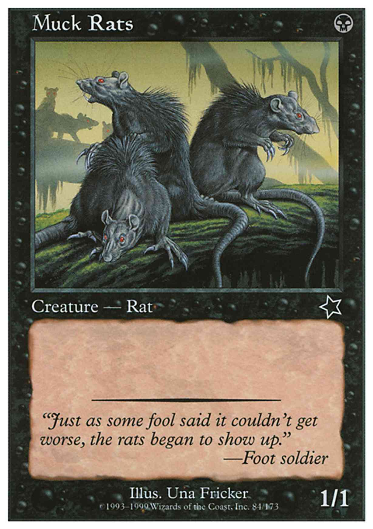 Muck Rats magic card front