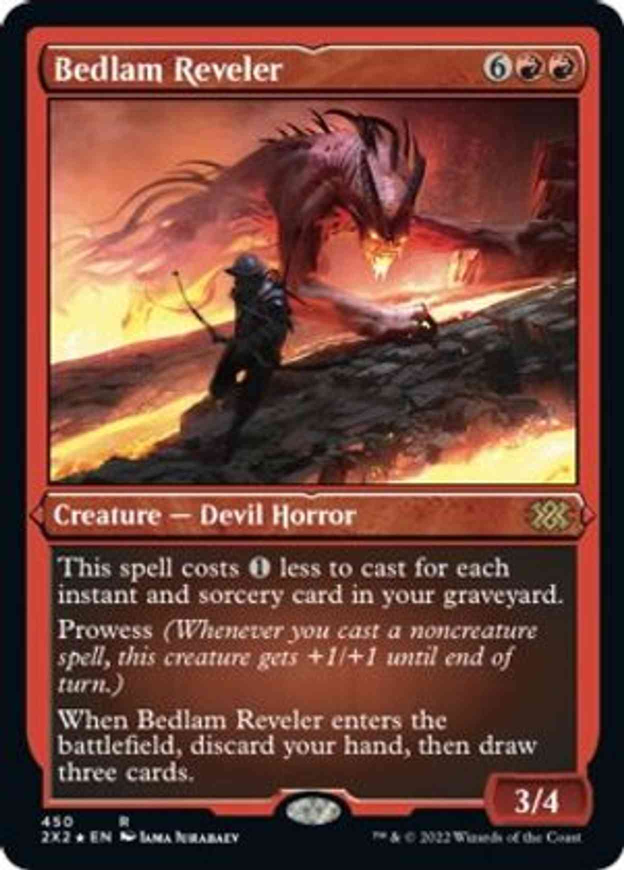 Bedlam Reveler (Foil Etched) magic card front
