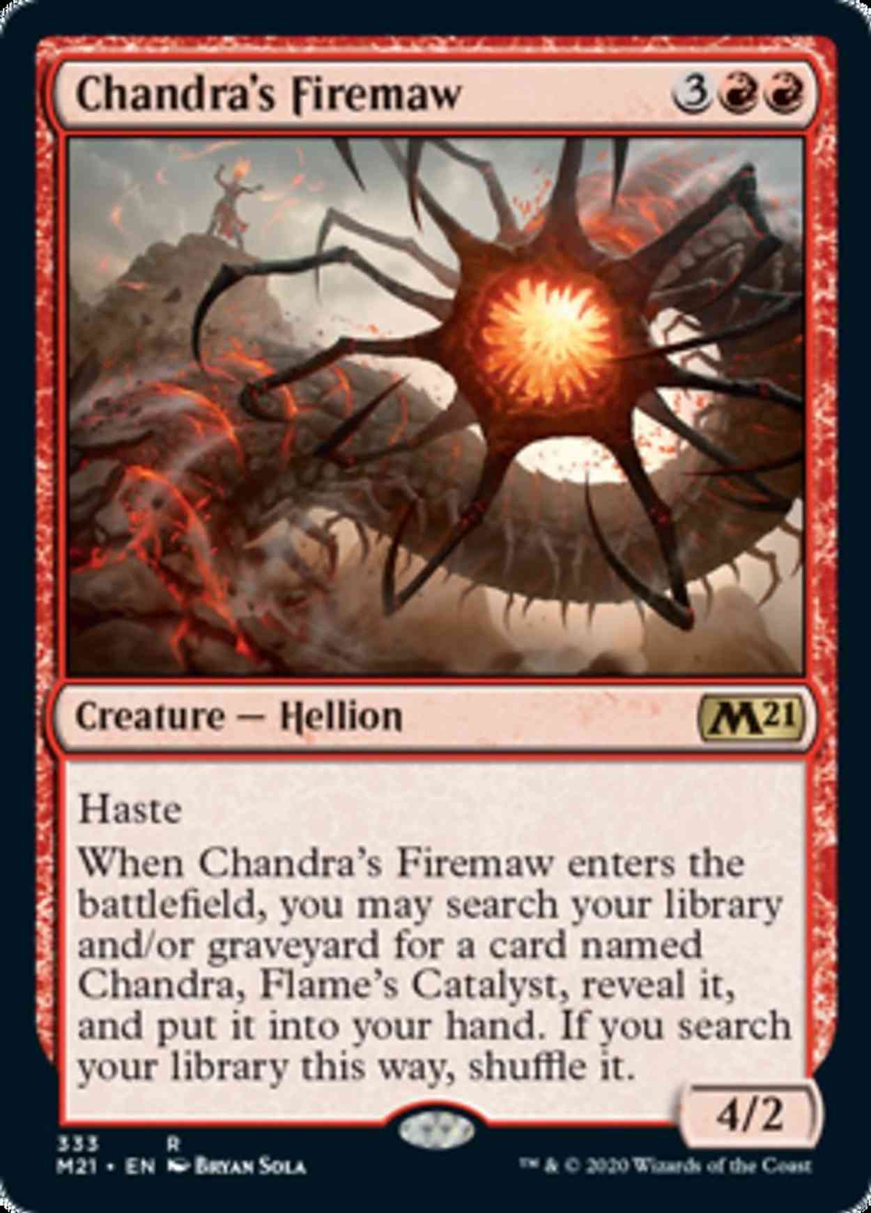 Chandra's Firemaw magic card front