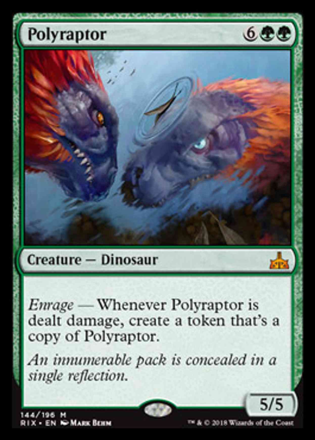 Polyraptor magic card front