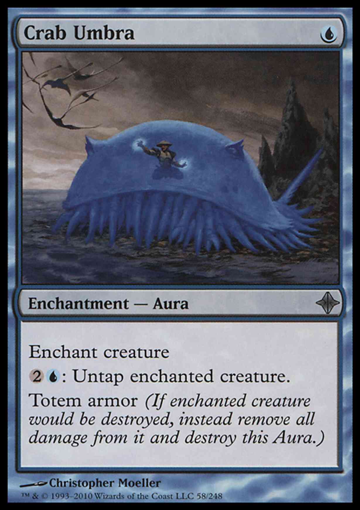 Crab Umbra magic card front