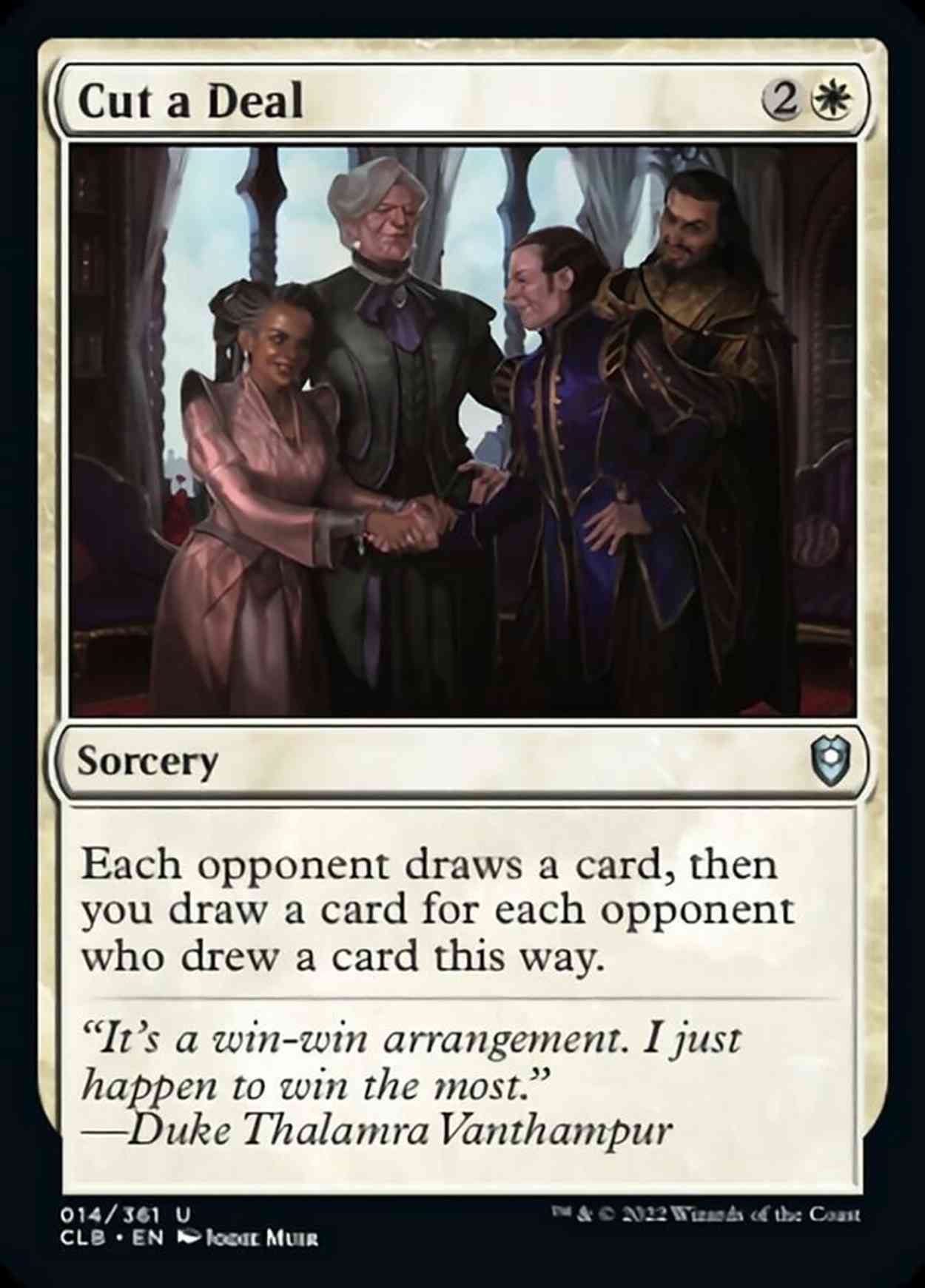 Cut a Deal magic card front