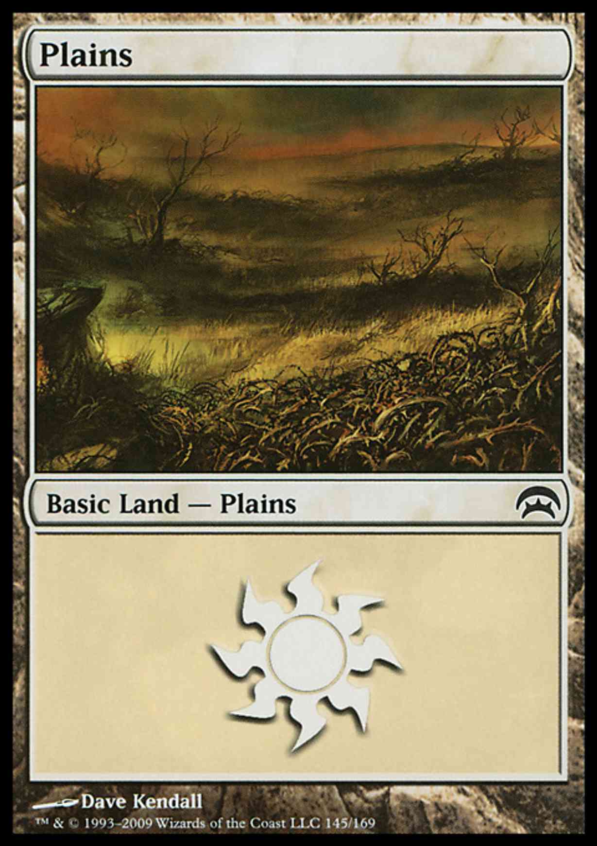Plains (145) magic card front