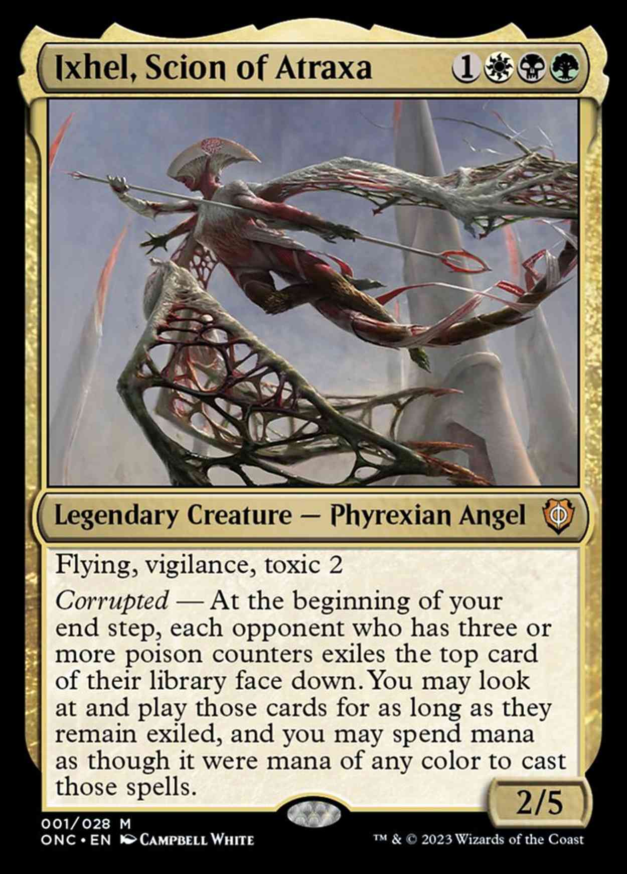 Ixhel, Scion of Atraxa magic card front
