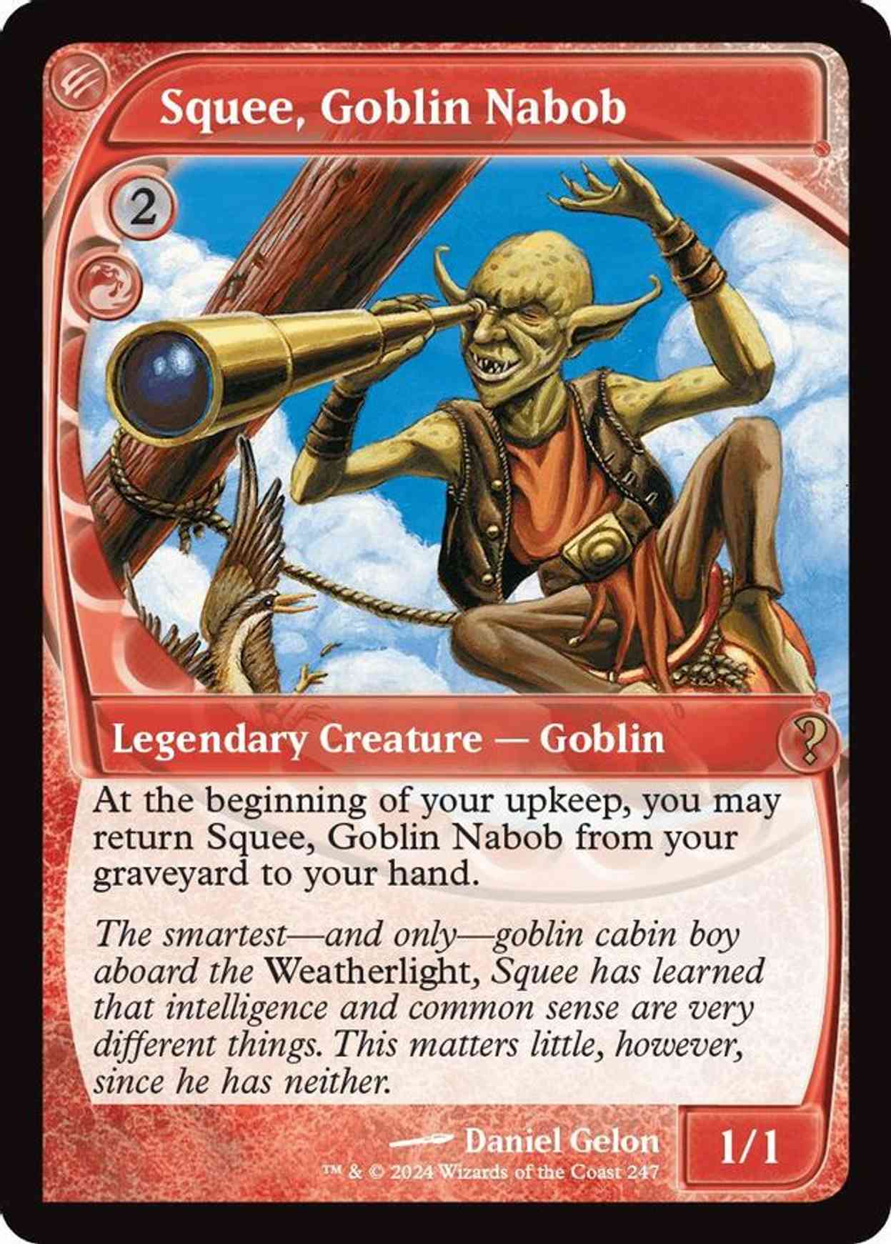 Squee, Goblin Nabob (Future Sight) magic card front