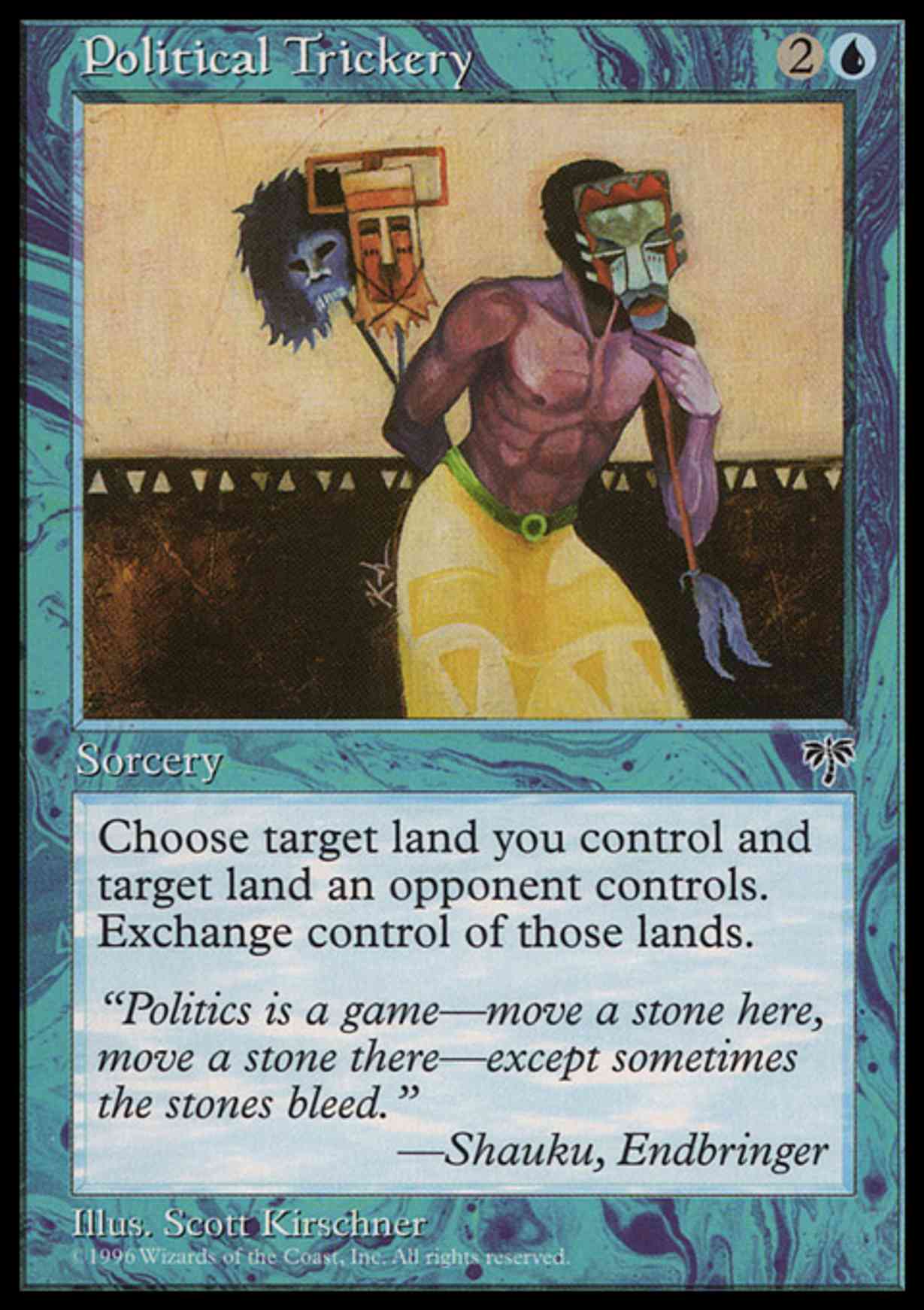 Political Trickery magic card front