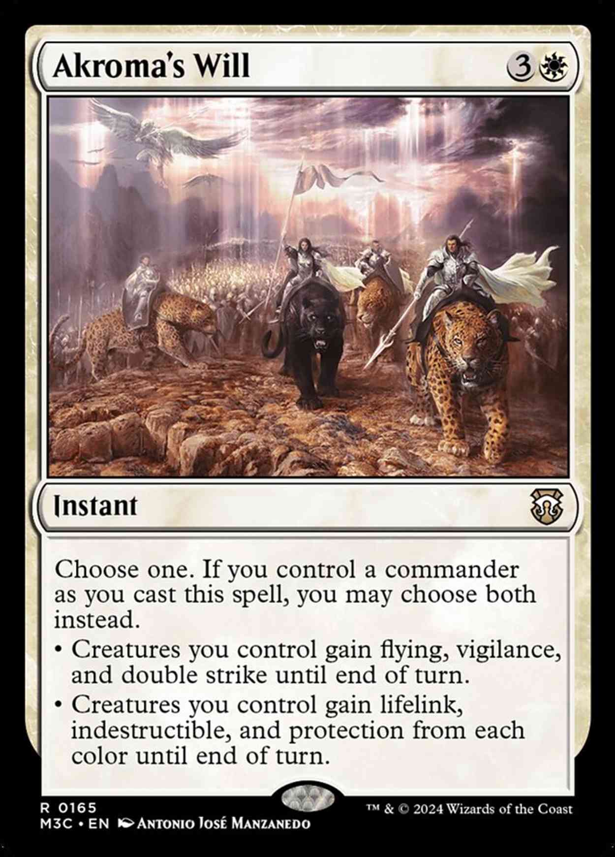 Akroma's Will magic card front