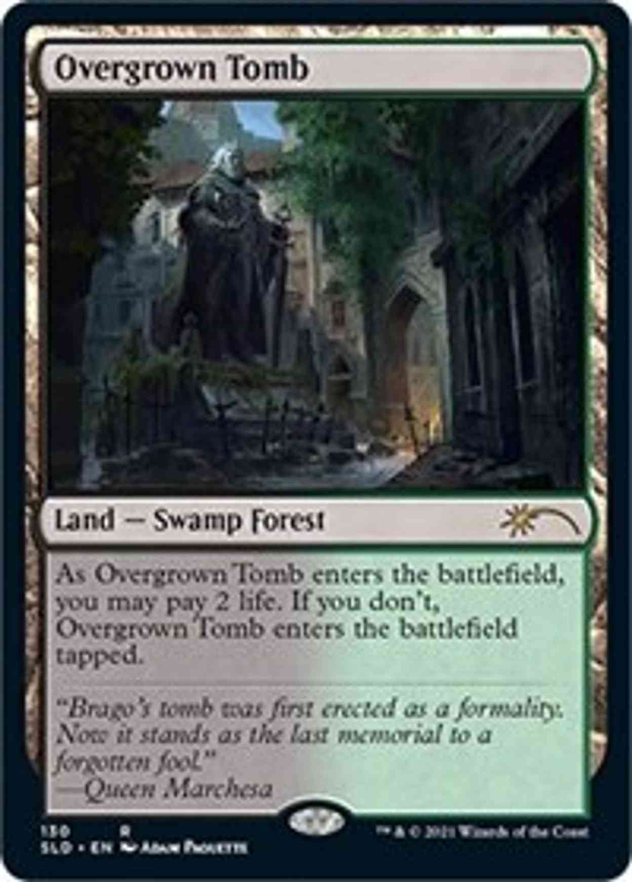 Overgrown Tomb magic card front