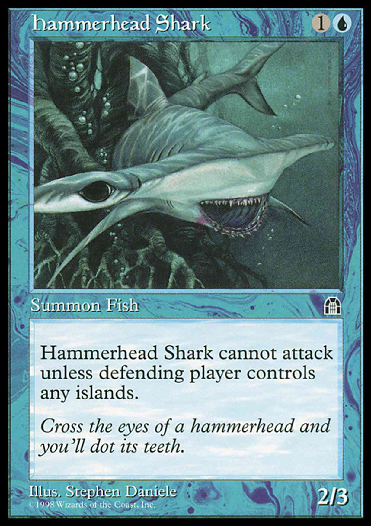 Hammerhead Shark magic card front