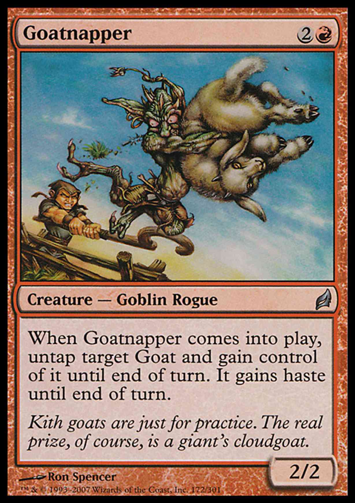 Goatnapper magic card front