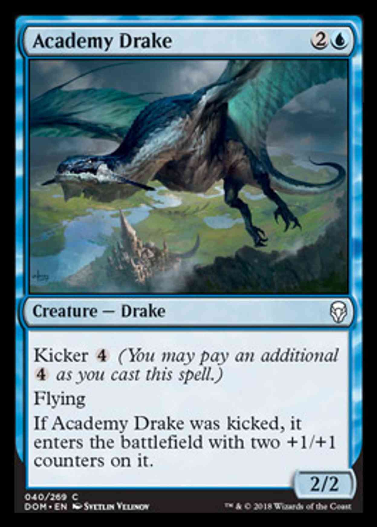 Academy Drake magic card front