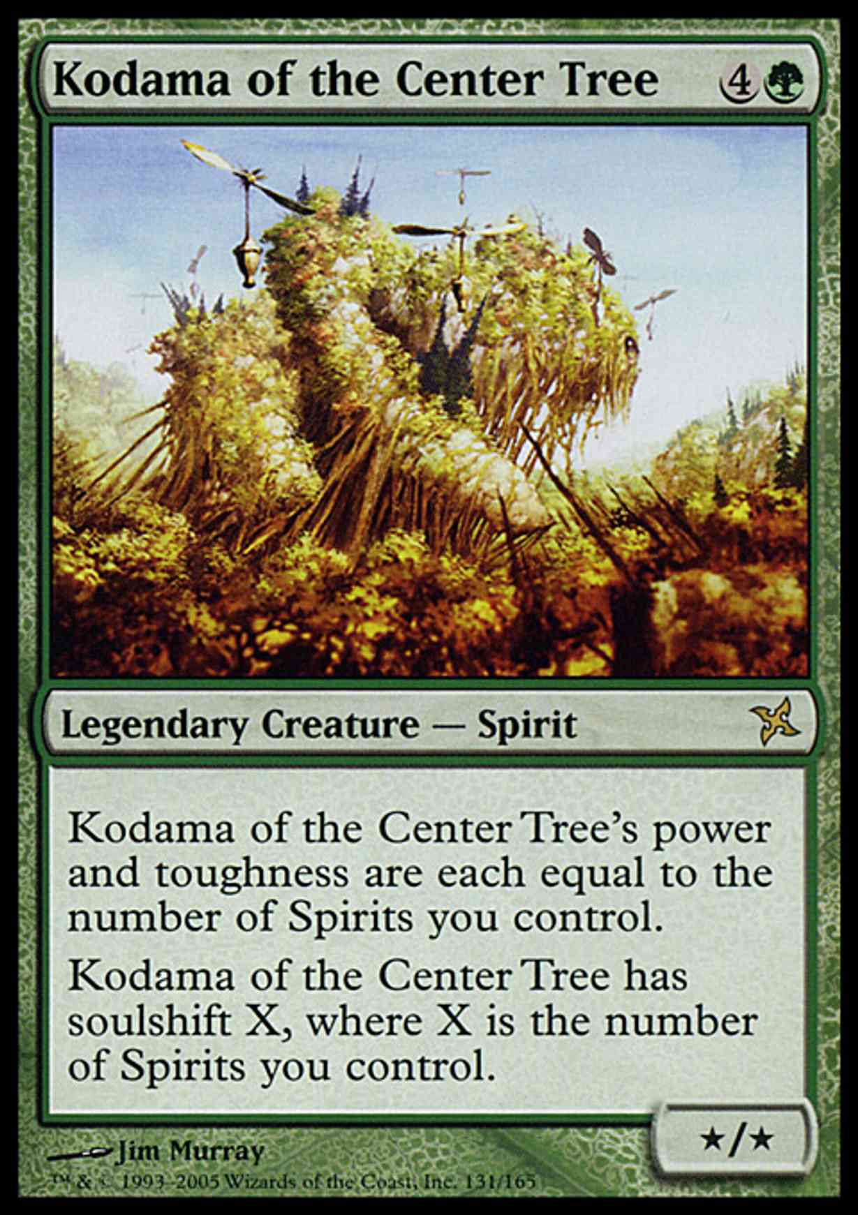 Kodama of the Center Tree magic card front