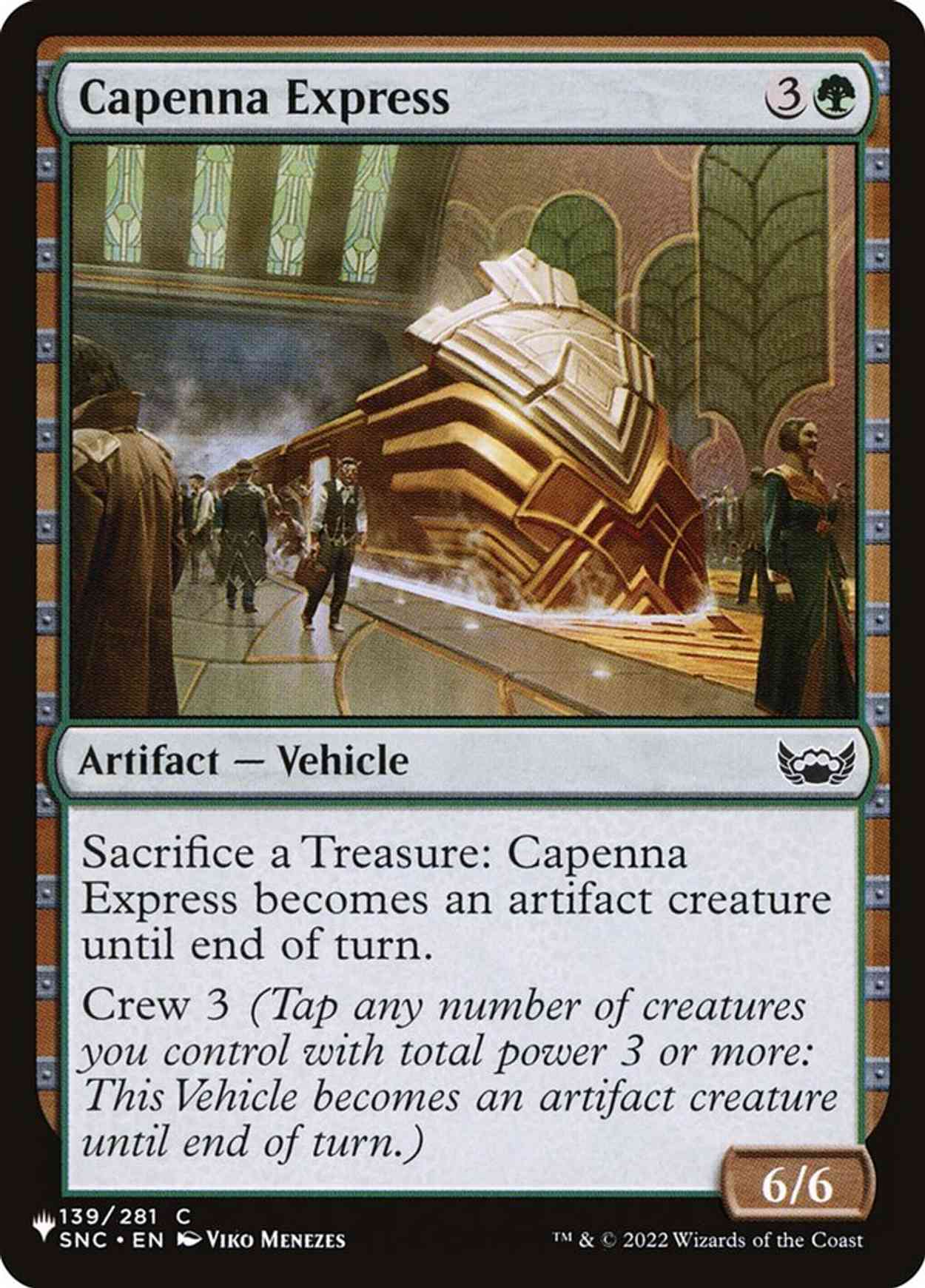 Capenna Express magic card front