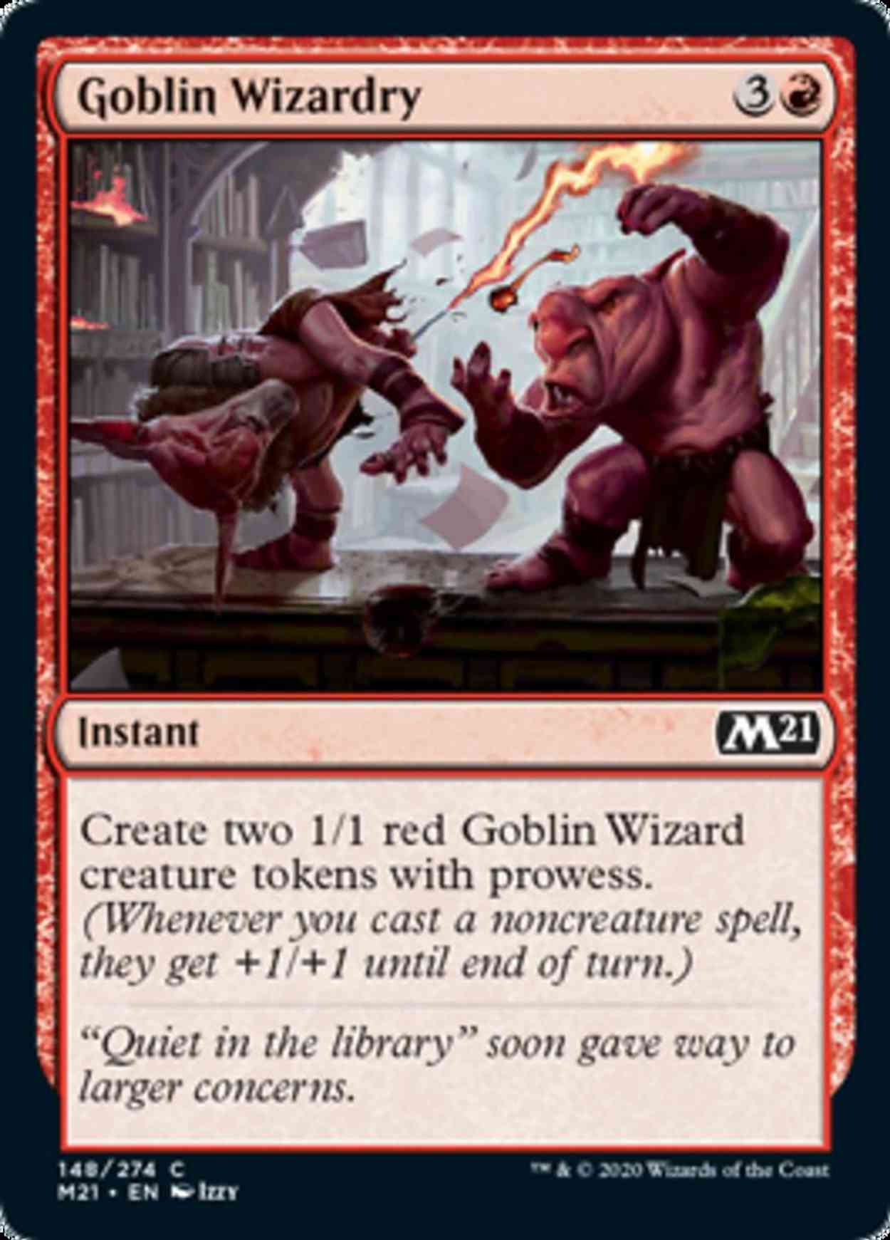 Goblin Wizardry magic card front