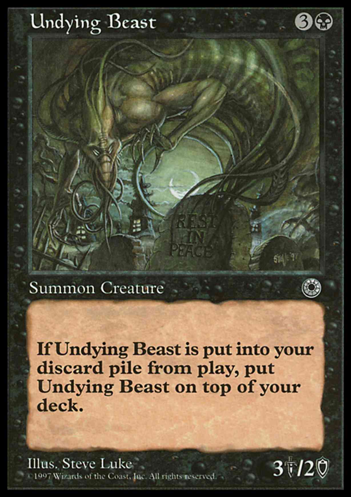 Undying Beast magic card front