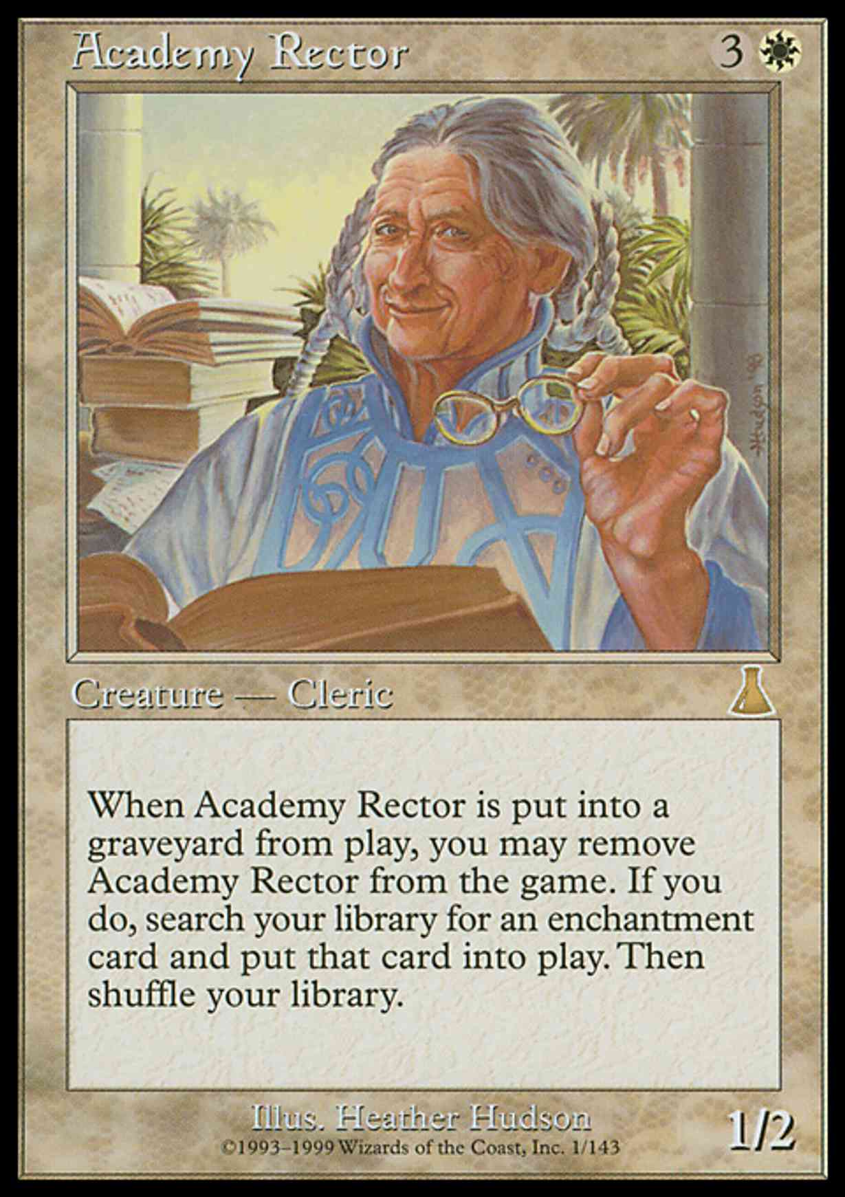 Academy Rector magic card front