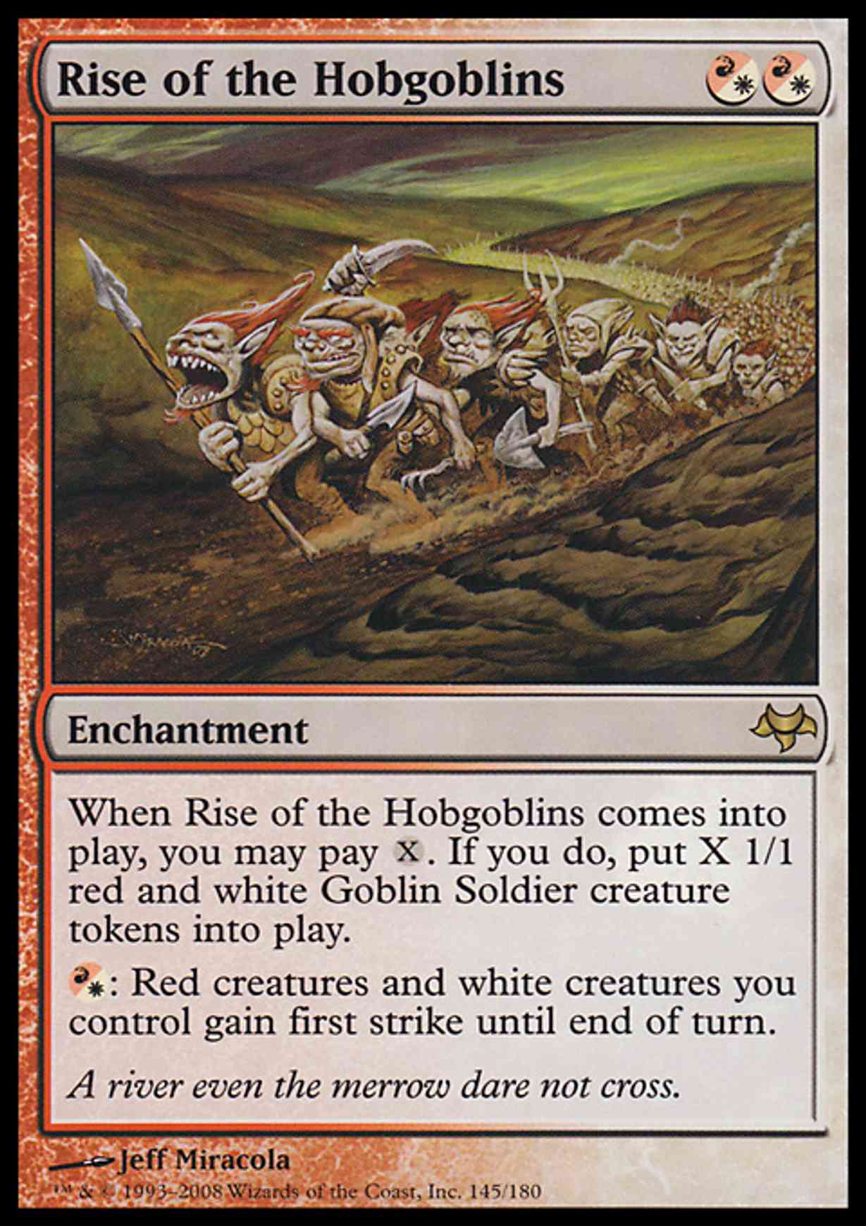 Rise of the Hobgoblins magic card front
