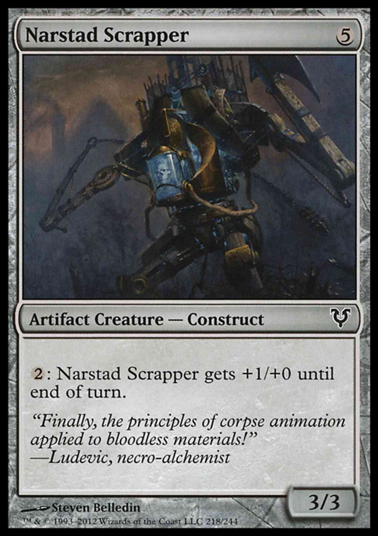 Narstad Scrapper magic card front