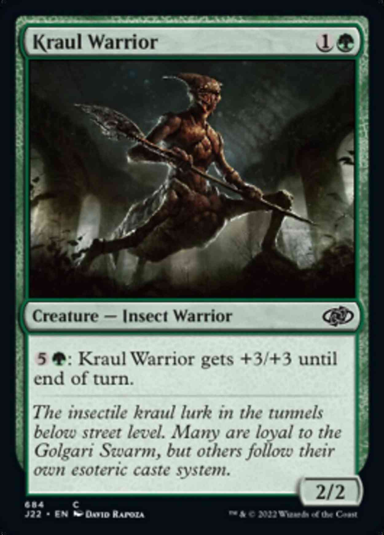 Kraul Warrior magic card front