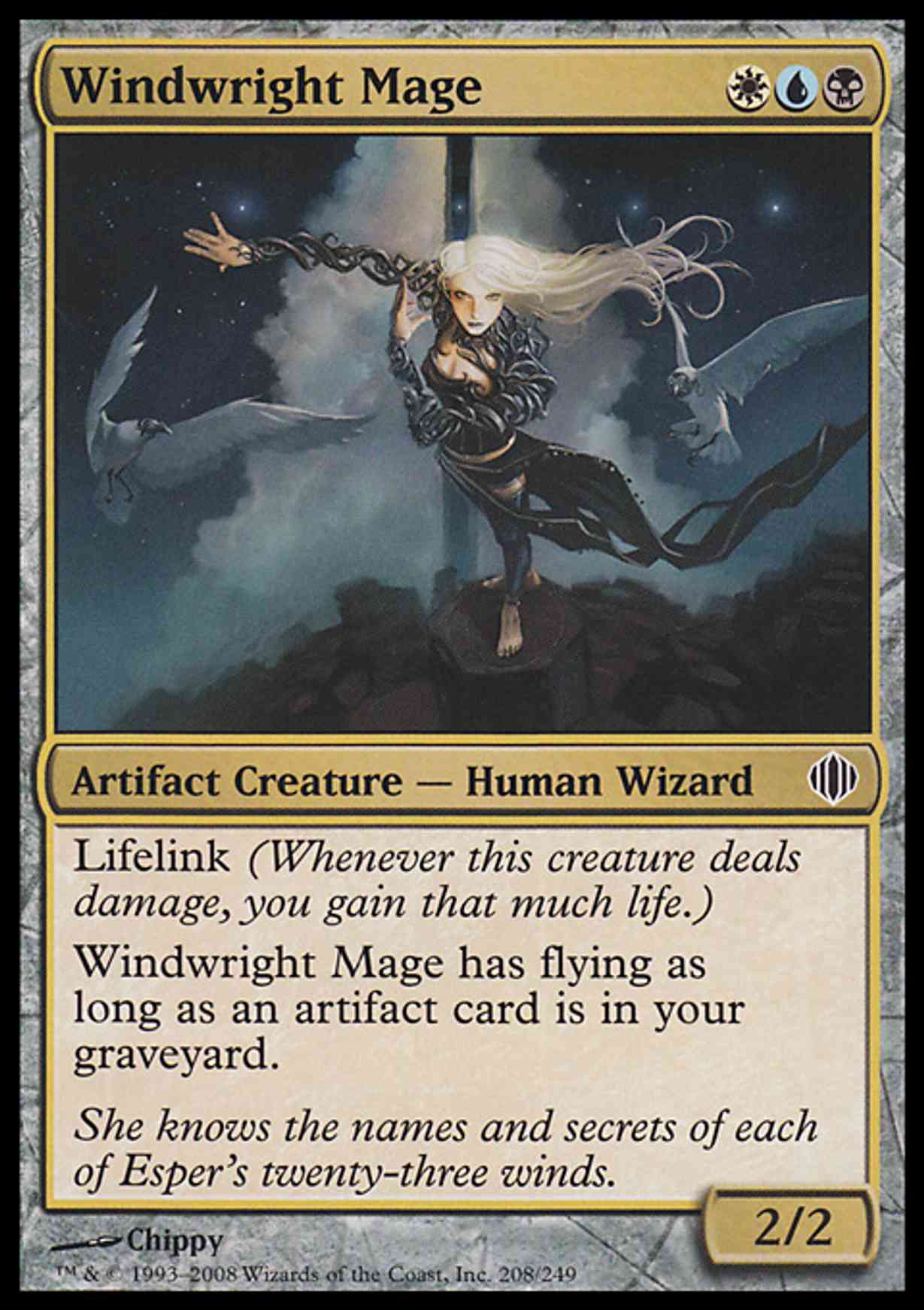 Windwright Mage magic card front