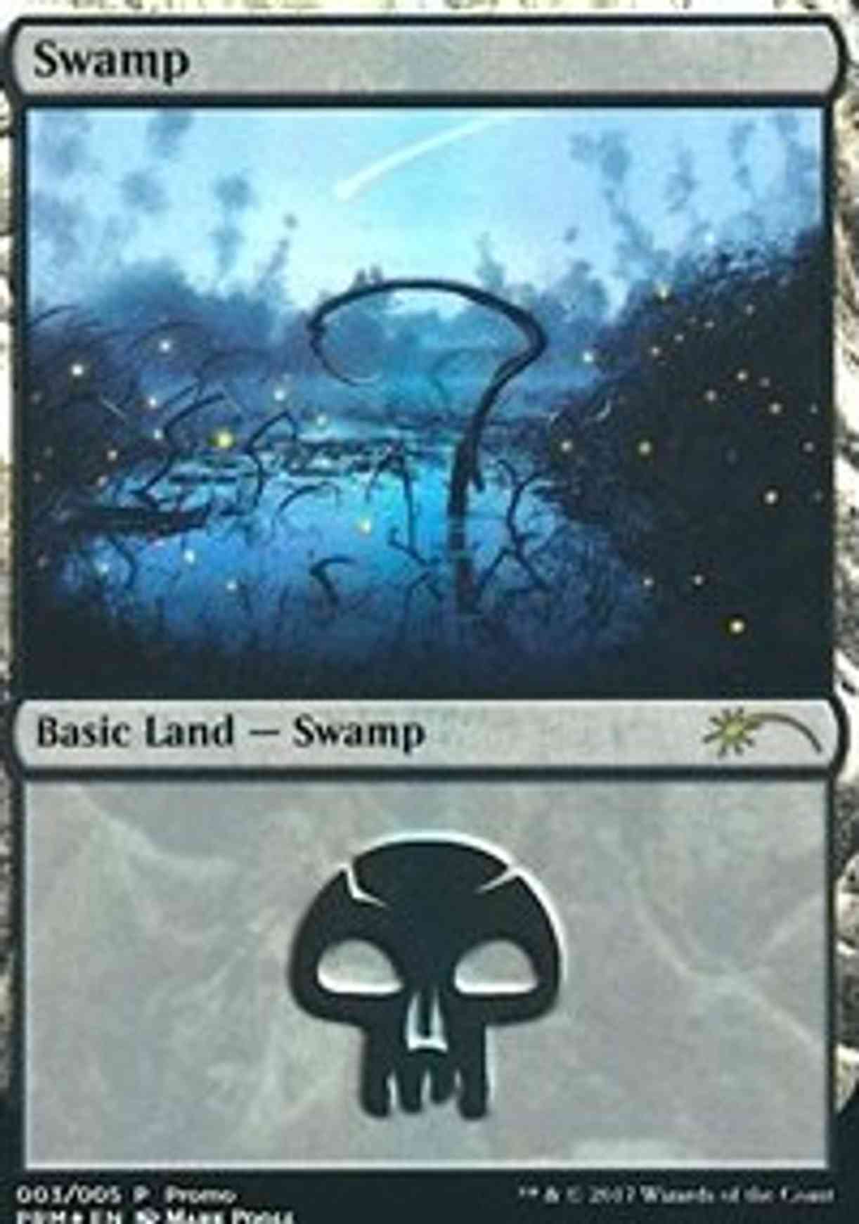Swamp (2017 Gift Pack - Poole) magic card front