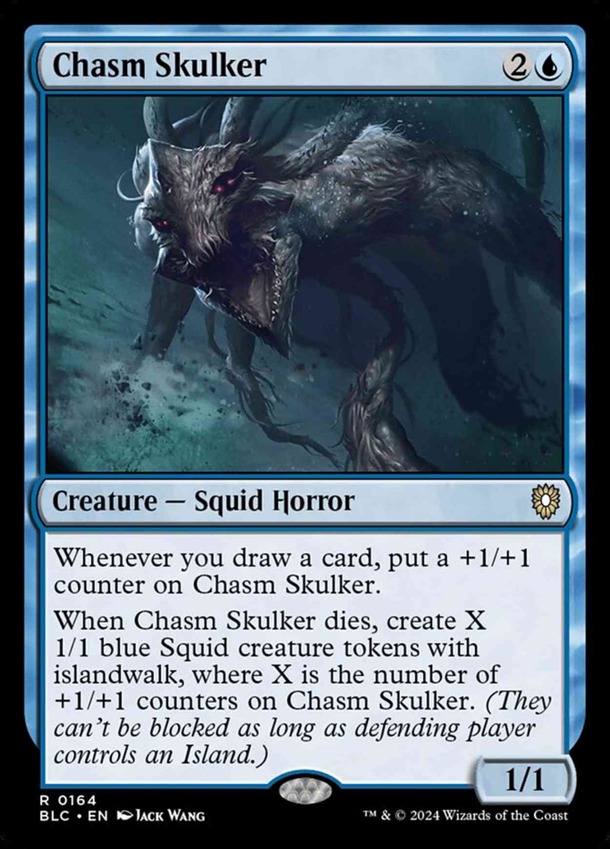 Chasm Skulker magic card front