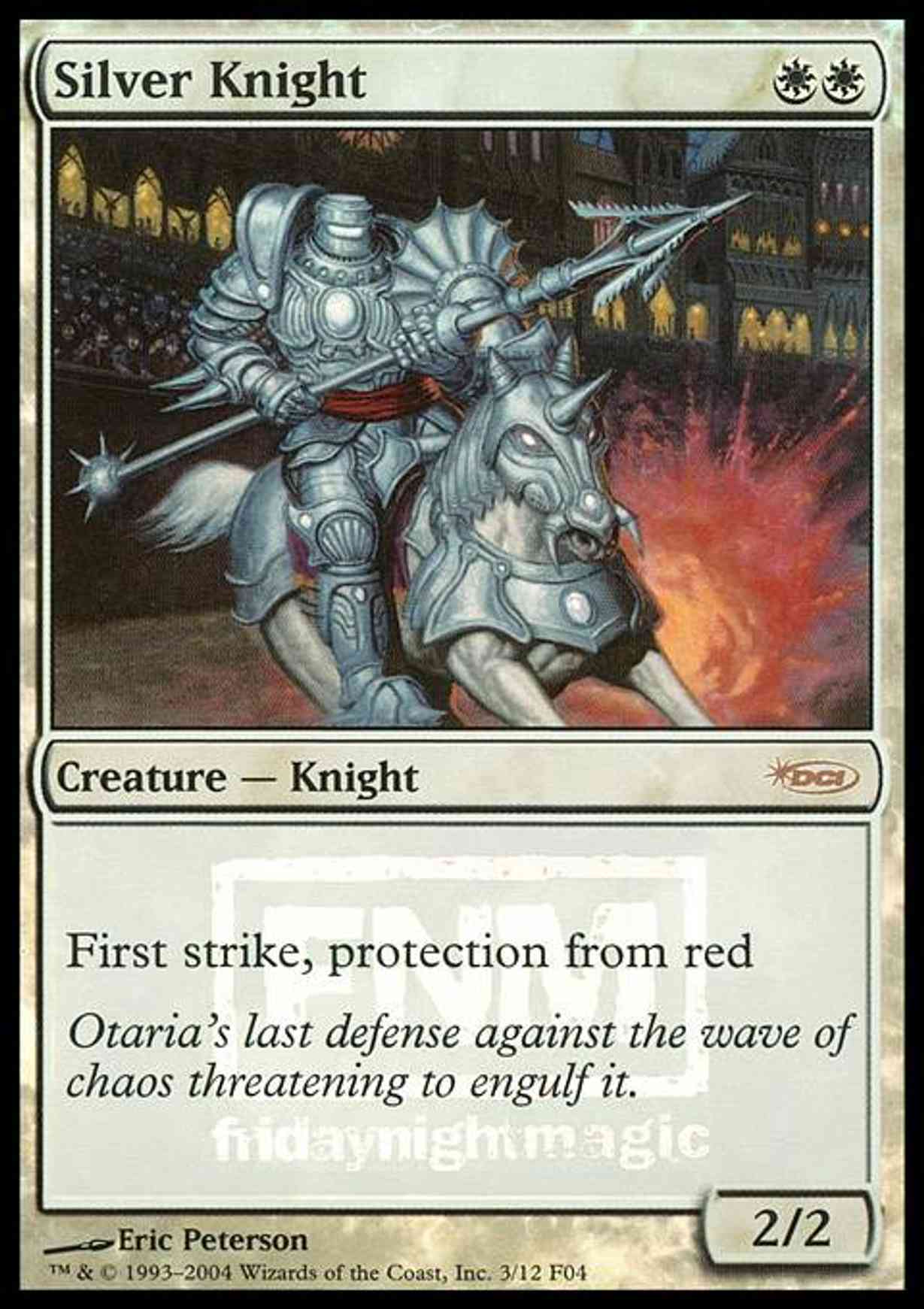 Silver Knight magic card front