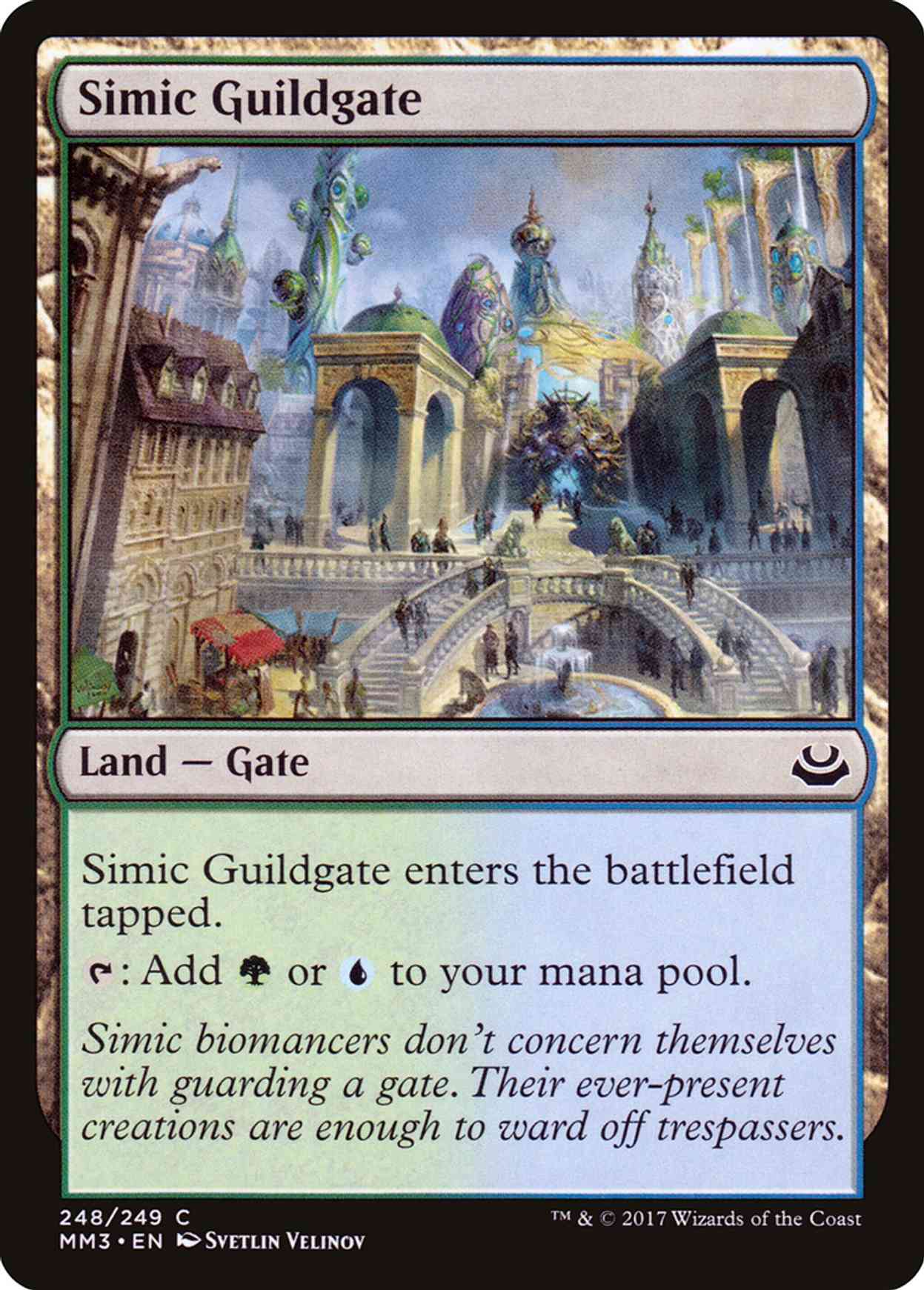 Simic Guildgate magic card front