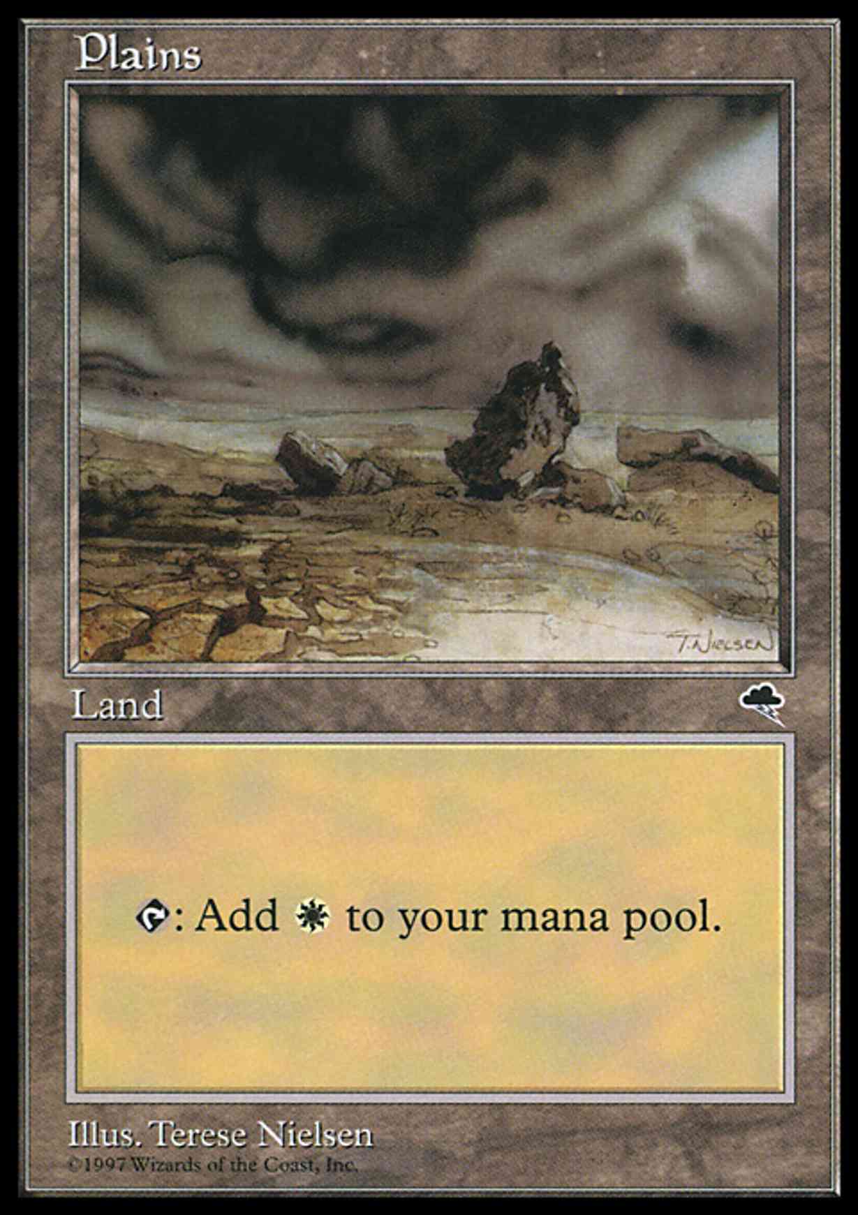 Plains (Rocks) magic card front