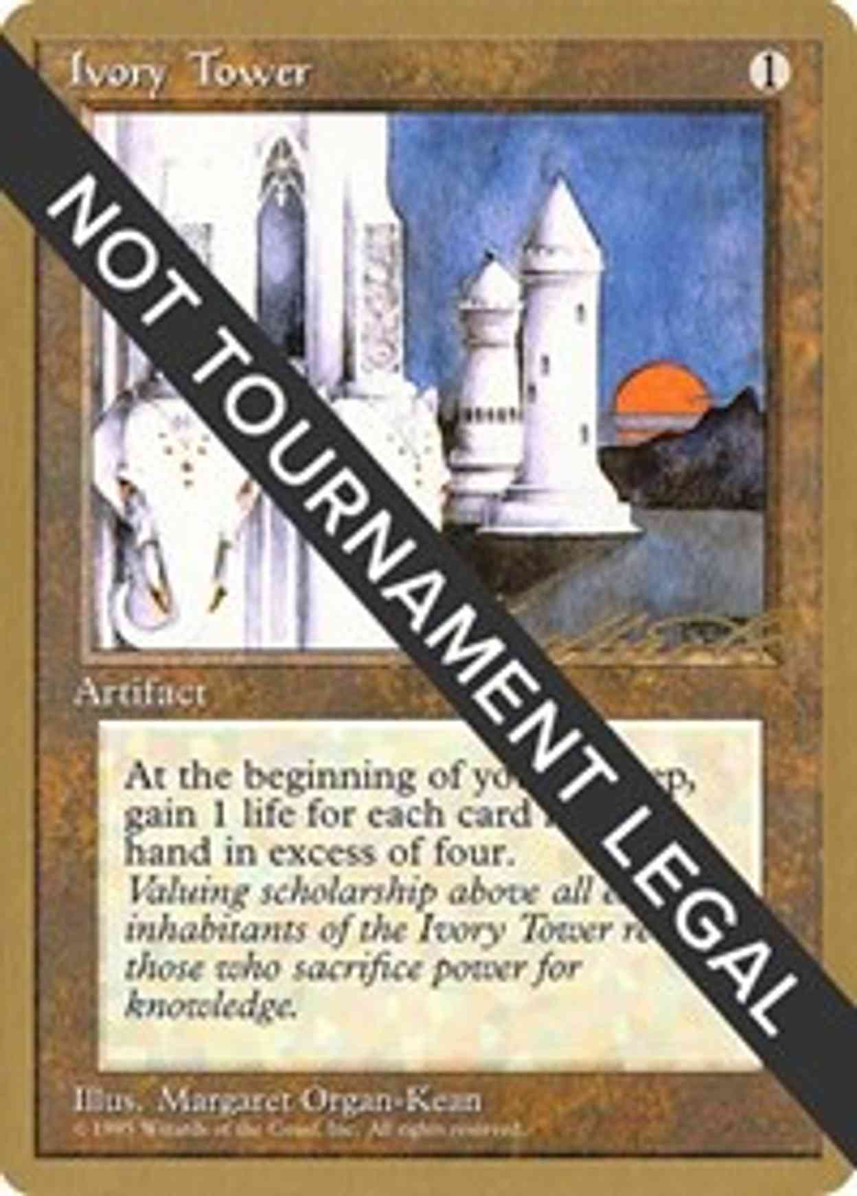 Ivory Tower - 1996 Leon Lindback (4ED) magic card front