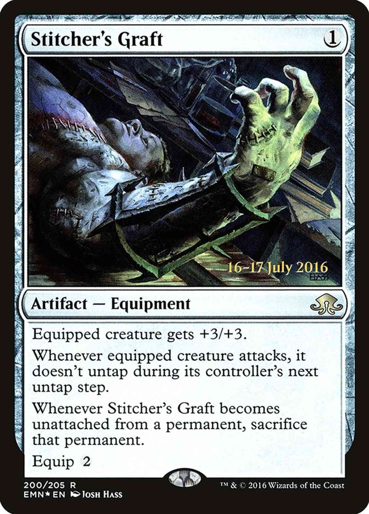 Stitcher's Graft magic card front