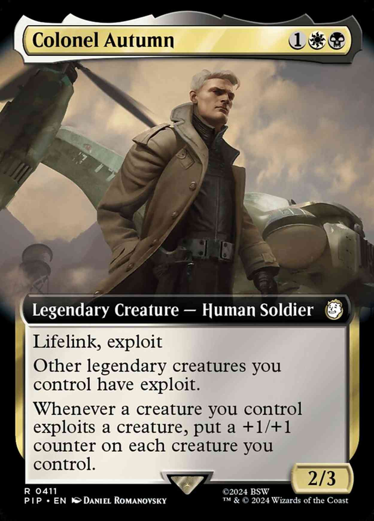 Colonel Autumn (Extended Art) magic card front