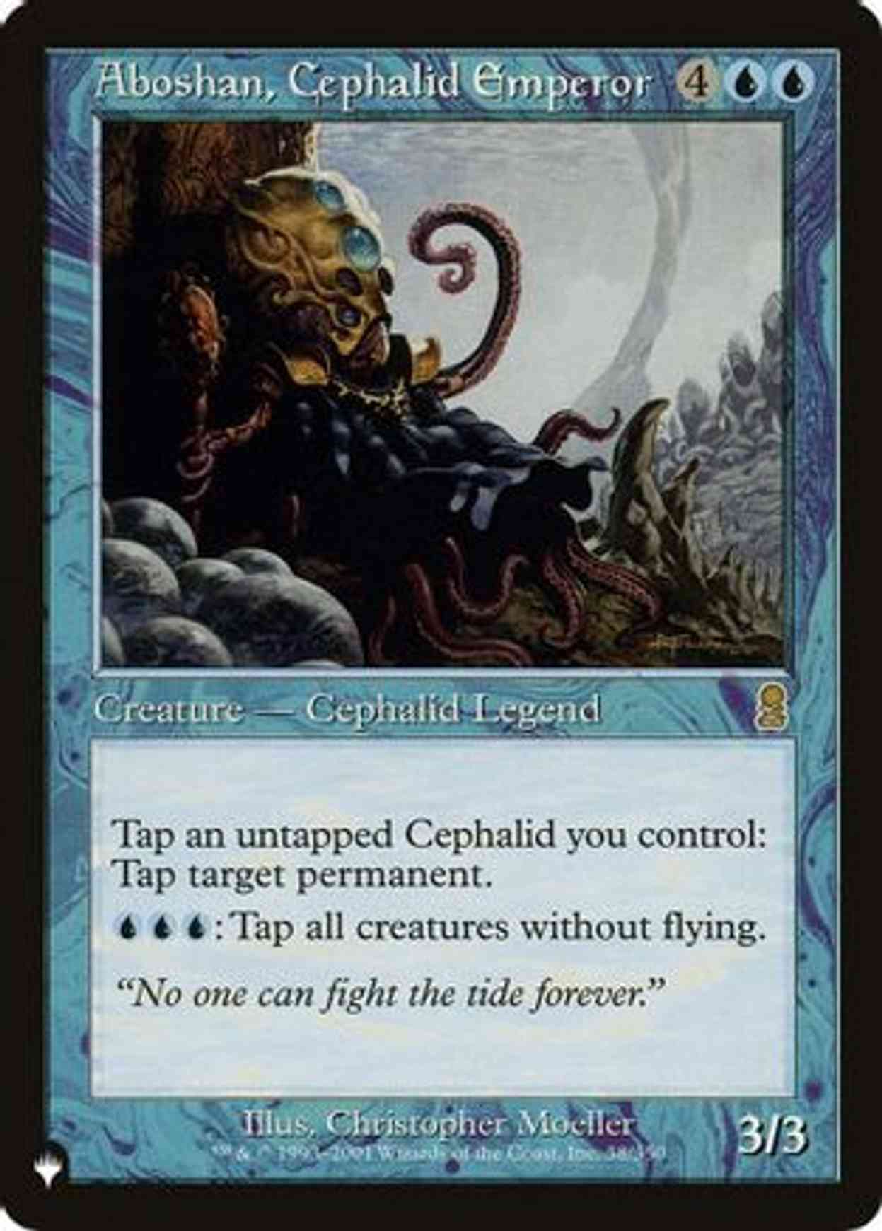 Aboshan, Cephalid Emperor magic card front