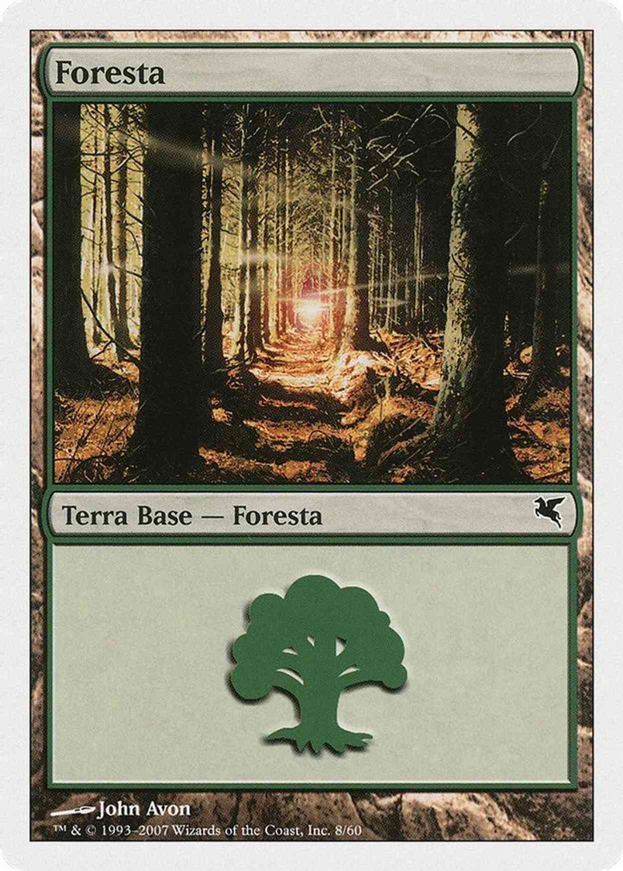 Forest (Italian) - "Foresta" (B8) magic card front