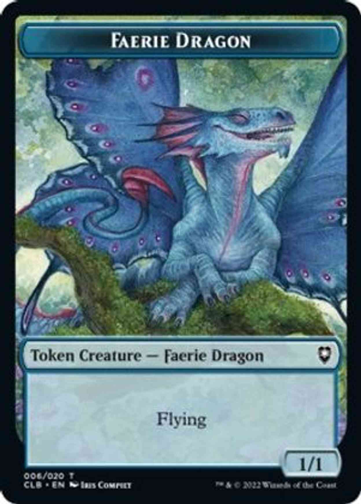 Faerie Dragon Token magic card front