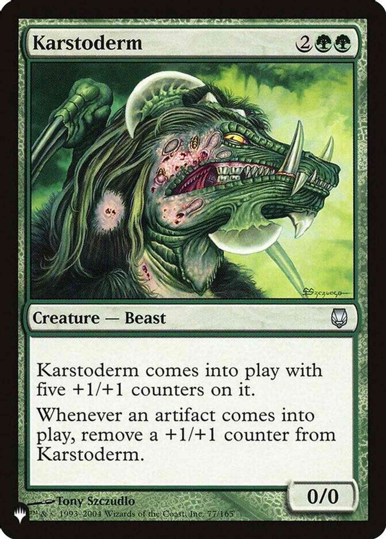 Karstoderm magic card front