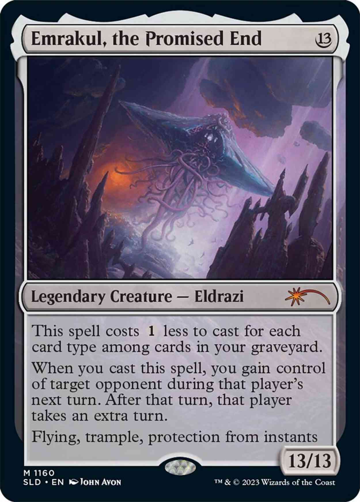 Emrakul, the Promised End magic card front
