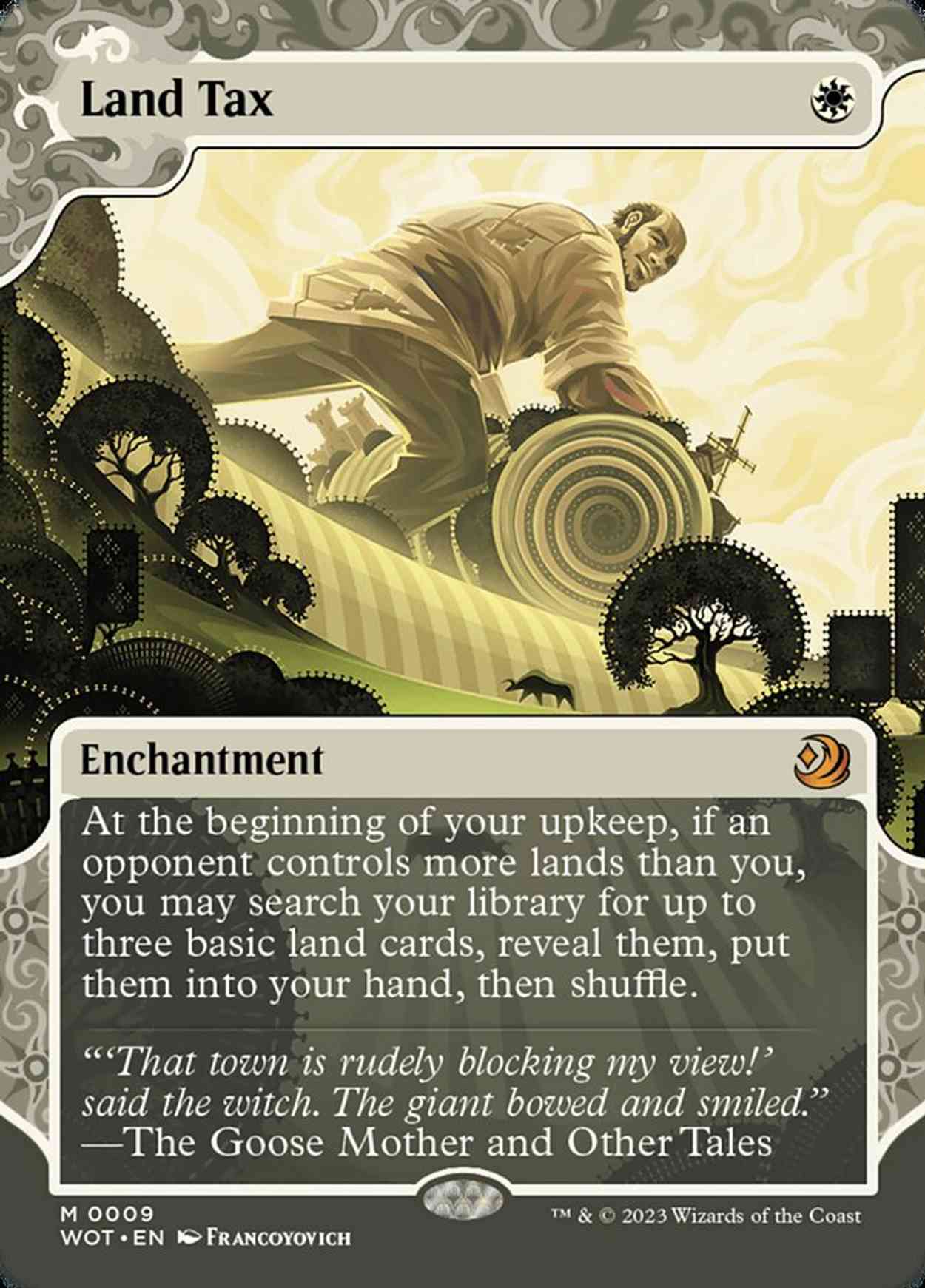 Land Tax magic card front