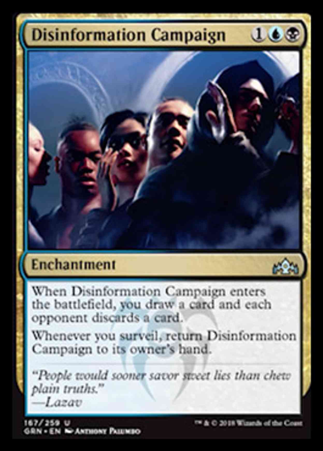 Disinformation Campaign magic card front