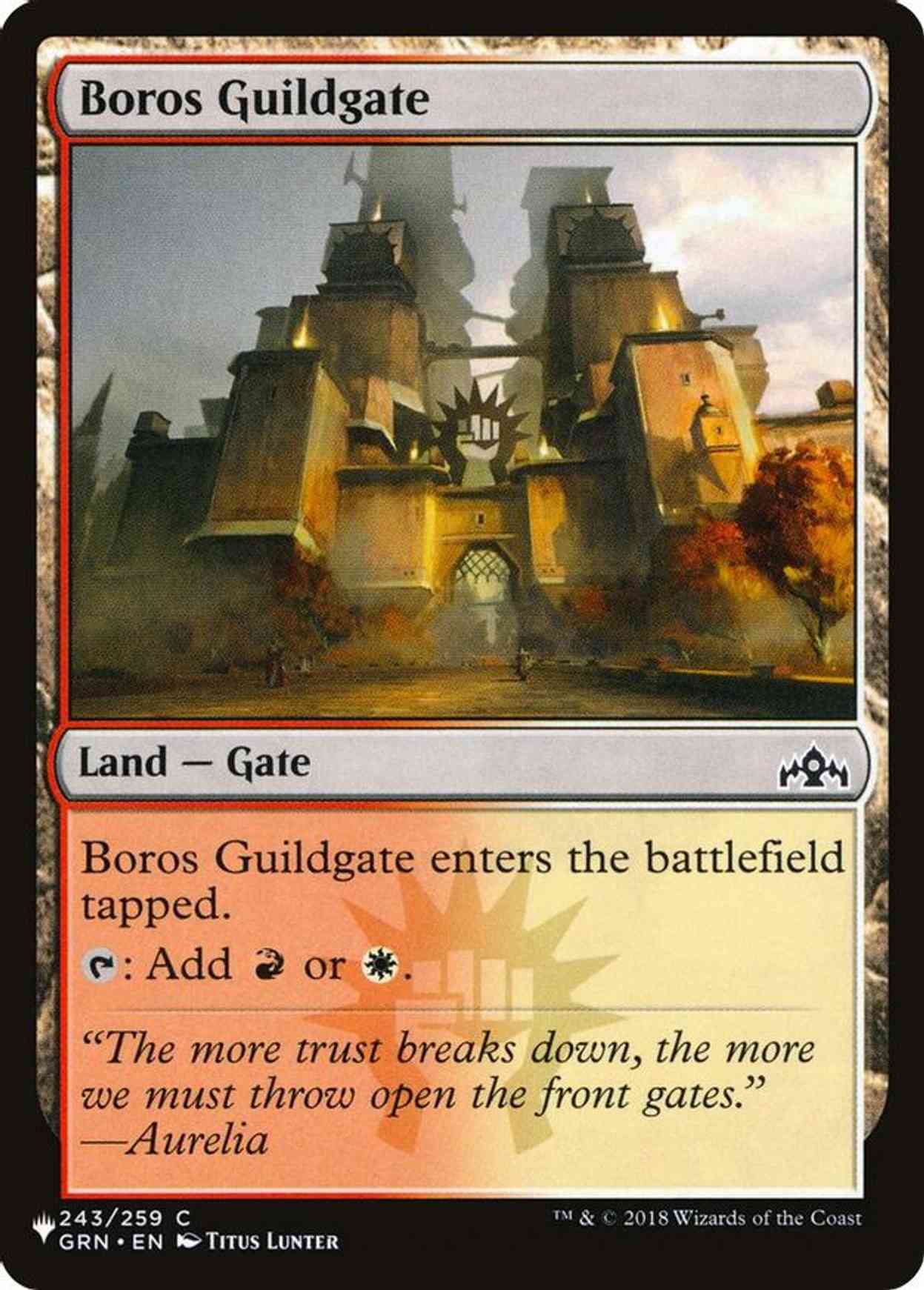 Boros Guildgate magic card front