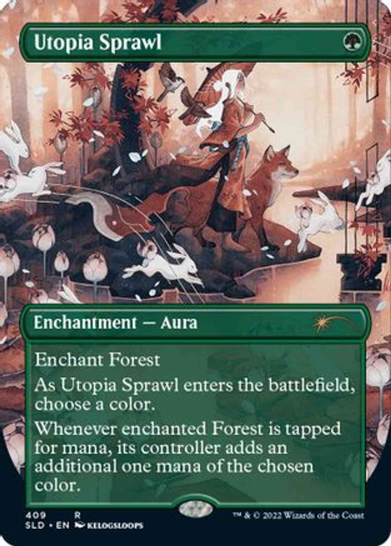 Utopia Sprawl (Borderless) magic card front