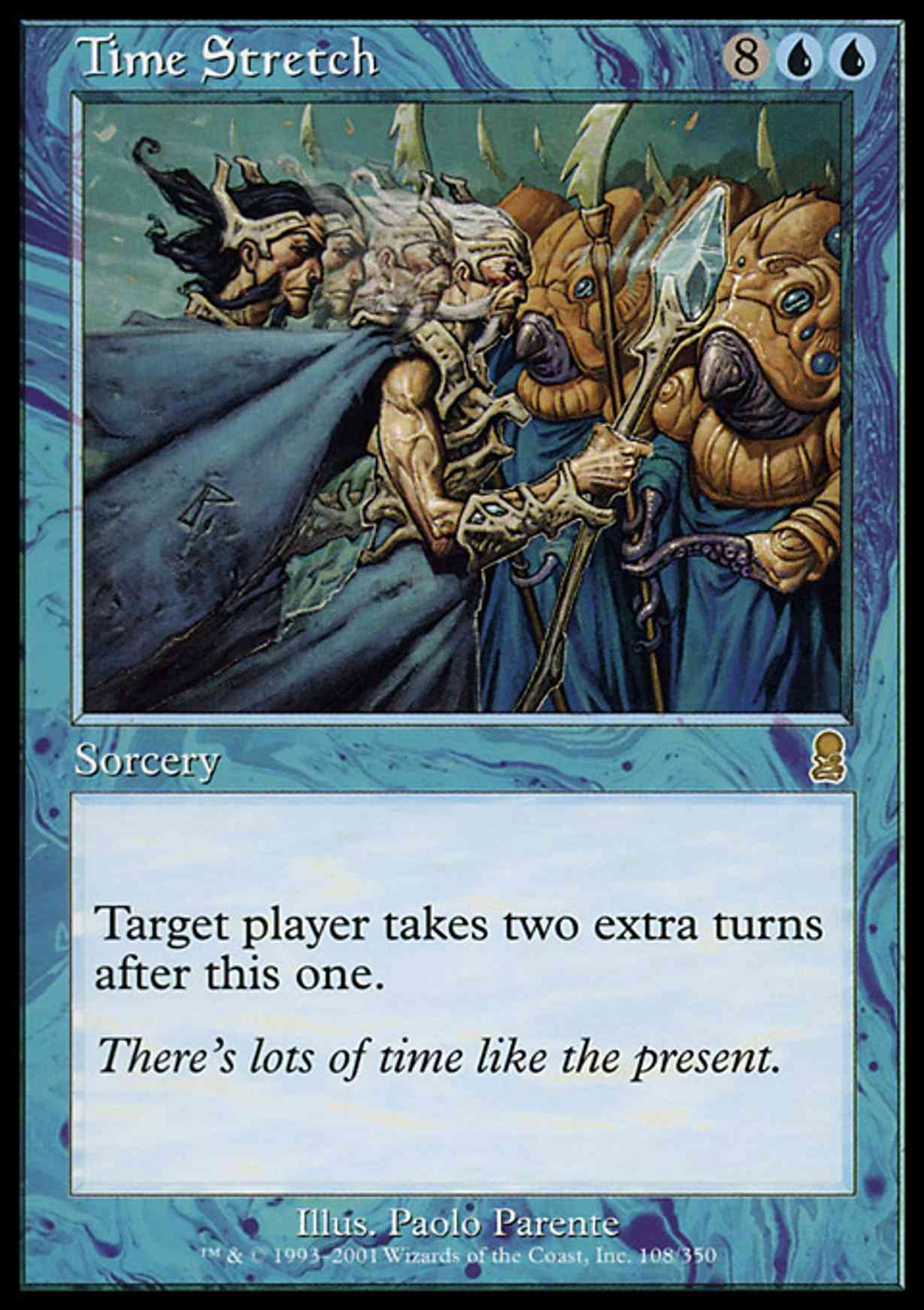 Time Stretch magic card front