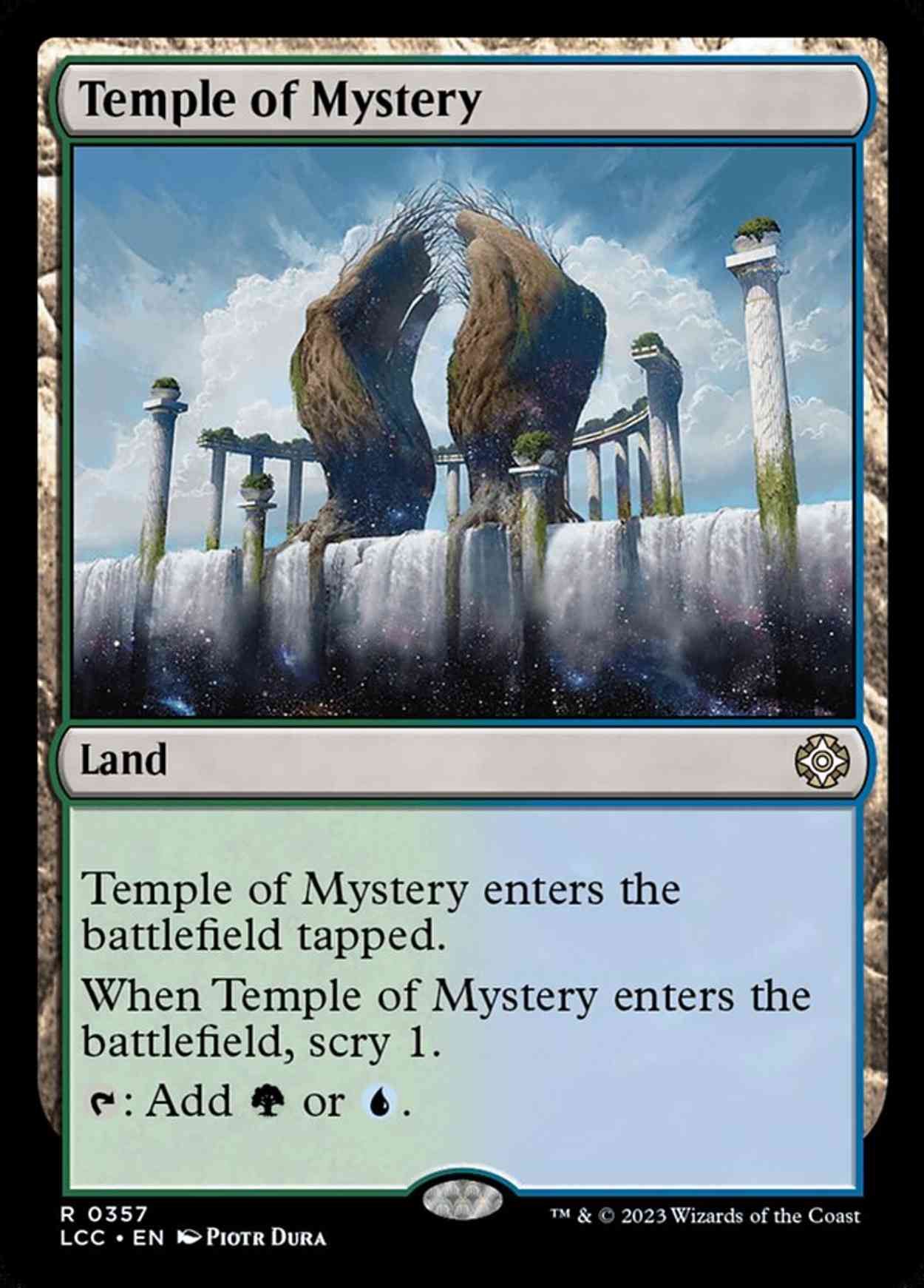 Temple of Mystery magic card front