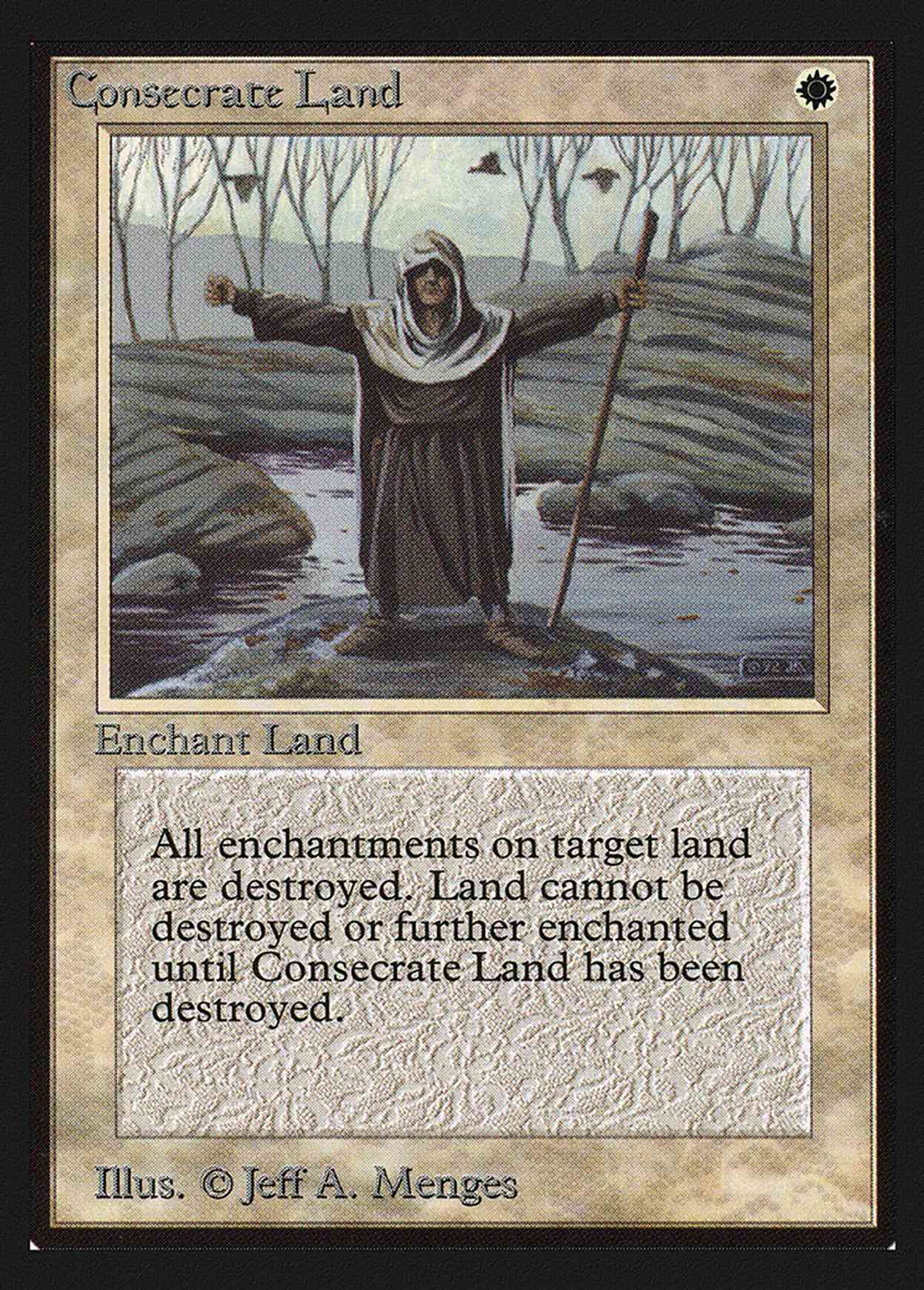 Consecrate Land (CE) magic card front