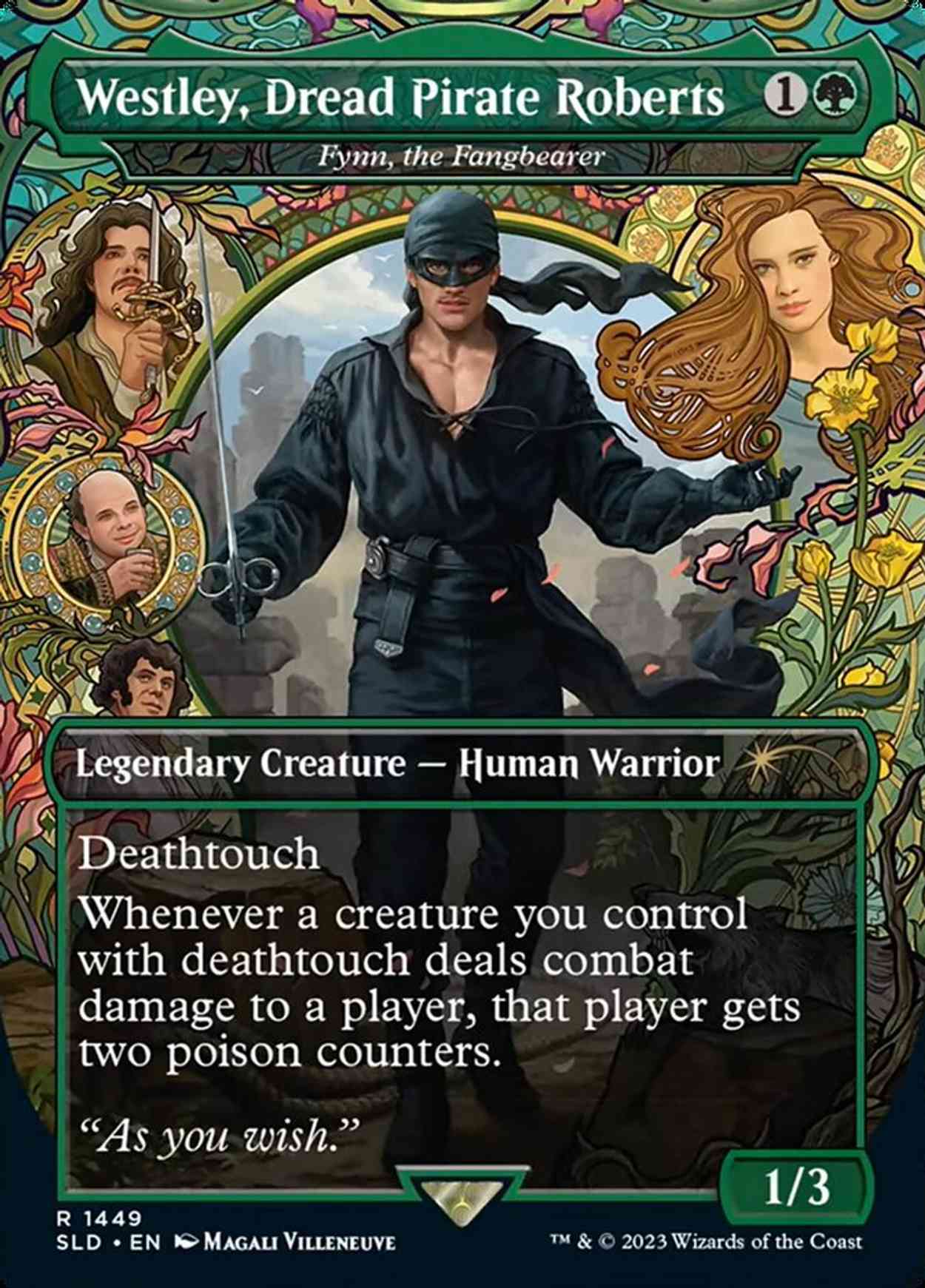 Westley, Dread Pirate Roberts - Fynn, the Fangbearer magic card front